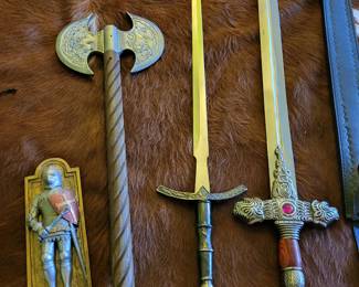 Swords from movies and games.
