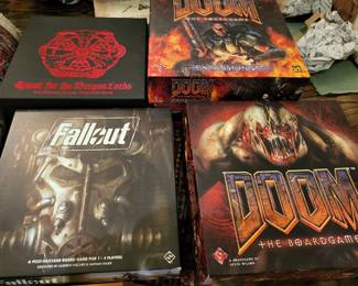 Fallout , doom , and many many rpg board games