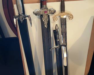 Fantasy swords and daggers