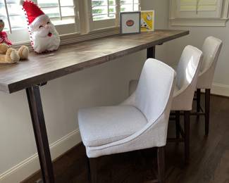 Bar chairs are sold. 