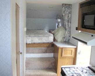 21' Terry 5th wheel. 1/2 ton tow-able (@4200 lbs). No leaks - stored in pole barn when not in use.