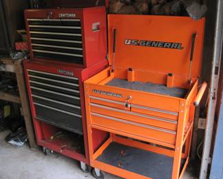 Craftsman & US General Tool Boxes - with Keys