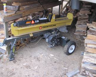 CountyLine 25 Ton Horizontal/Vertical Gas-Powered Log Splitter - less than a year old