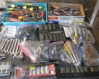 Hand Tools - Screw Drivers, Wrenches, Nut Drivers, Sockets, Impacts - Many are Craftsman