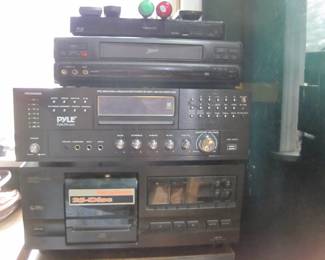 Pyle PD3000BA Amp, Pioneer 25 disk CD Changer