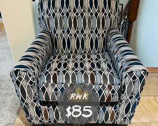 Modern pattern arm chair