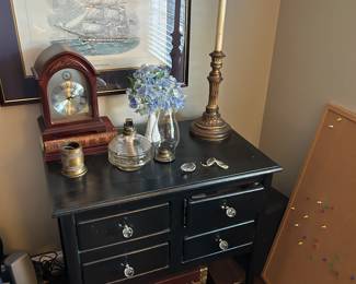 Black small end table 