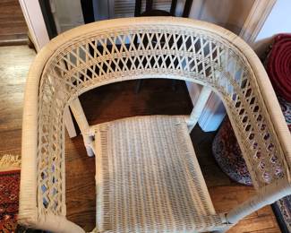 Wicker side chair 