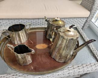Edwardian Silverplate Set