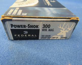 Lot 328. 20 Federal 300 WIN MAG rounds