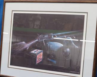 Lot 330. 31" x 25" Framed and matted Peters shotshell print