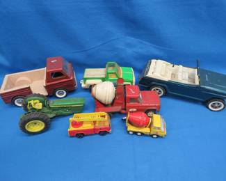 Lot 41. Tonka and Structo toys, and more