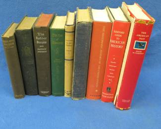 Lot 68. Nine vintage books