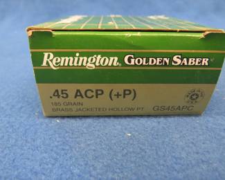 Lot 287. 25 Remington .45 ACP +P rounds
