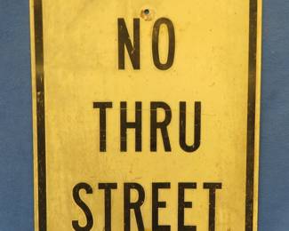 Lot 302. 18" x 24" Street Sign