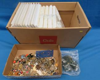 Lot 125. Large amount of costume jewelry