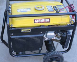 Lot 256. 3500-watt Champion generator; does not start and will need repair