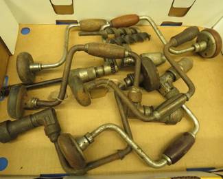 Lot 53. Six braces and a couple of bits
