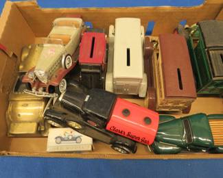 Lot 296. Die-cast cars and banks