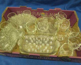 Lot 175. Glass snack set