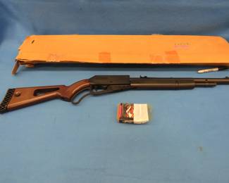 Lot 63. BB gun and BB's.&nbsp; Gun is almost entirely made of plastic.