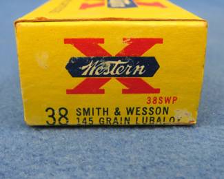 Lot 289. 21 Western X 38 S&W rounds