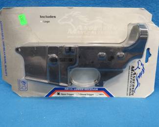 Lot 29. AR-15 open trigger lower receiver.&nbsp; Anderson Manufacturing.&nbsp; New in package.