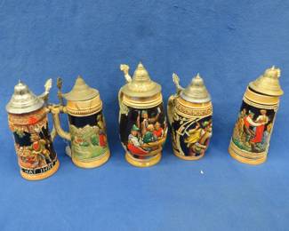 Lot 293. Old German steins