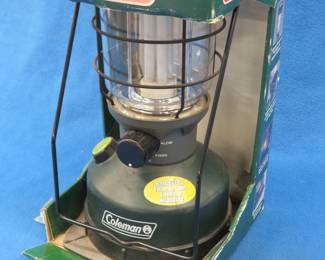 Lot 298. Working Coleman fluorescent electric lantern