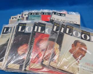 Lot 340. Approx. 30 Look magazines from the 50s and 60s