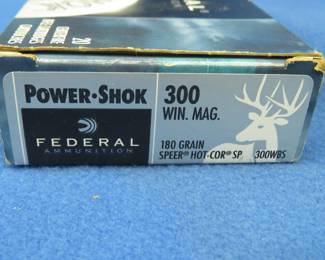 Lot 208. 20 Federal 300 WIN. MAG rounds