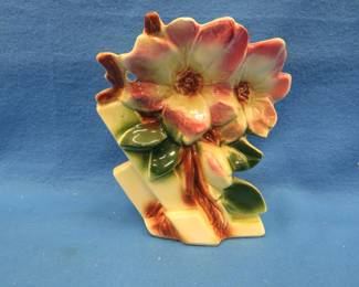 Lot 349. McCoy apple blossom vase in very good condition