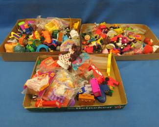 Lot 335. Three flats of children's toys