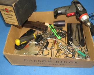 Lot 206. Gunsmithing tools and parts, vintage Dremel sander/polisher, and more
