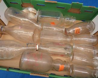 Lot 280. Vintage milk bottles
