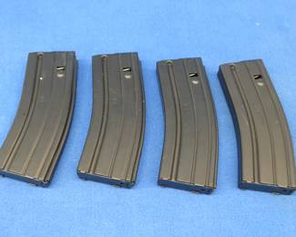 Lot 252. Four 30-round 5.56 magazines