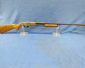 Lot 27. Savage Model 67E 12-gauge pump shotgun.&nbsp; 2 3/4".&nbsp; Appears to be full choke.&nbsp; No serial number.