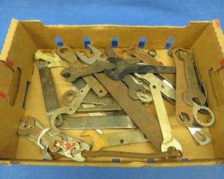 Lot 194. Wrenches, most look like they are for saws or grinders