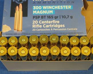 Lot 329. 20 Rifle Line 300 WIN MAG rounds