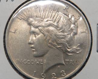 Lot 146. 1923 P Peace silver dollar