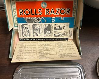 Vintage Rolls Razor Viscount Model Original Box AND PAPER WORK- ENGLAND