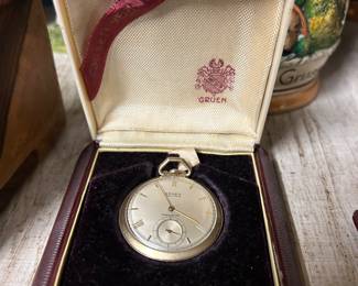 Gruen Pocket Watch Antique