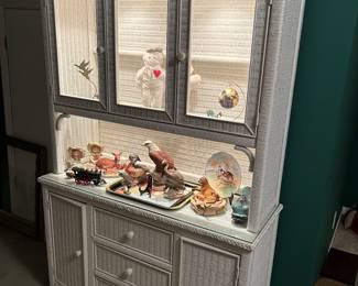 Henry Link wicker Hutch 