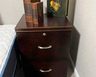 file cabinet, wooden