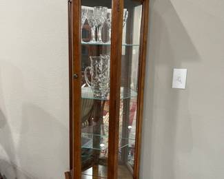 small curio cabinet