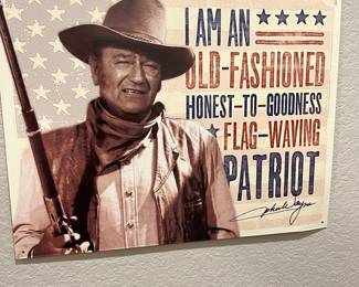 John Wayne wall art