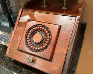 Antique coal scuttle