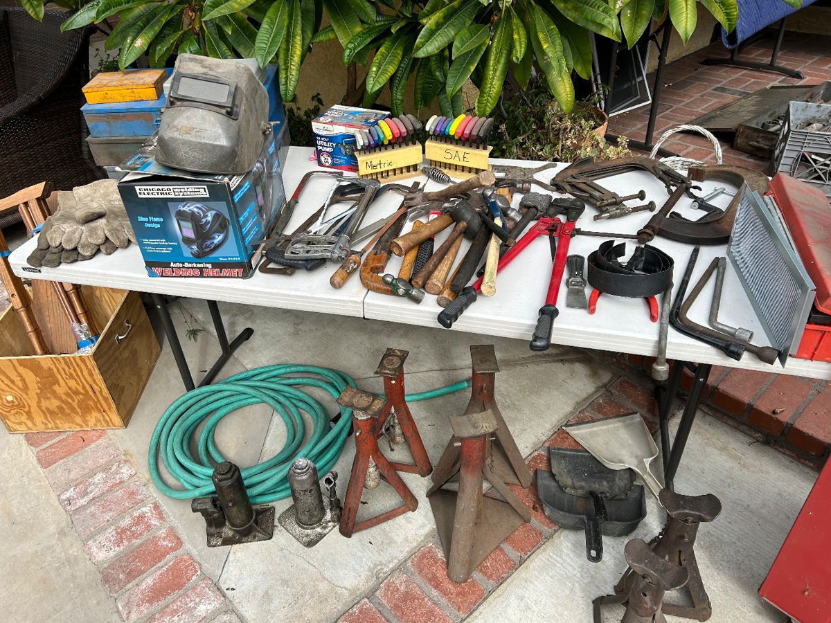 Tools!! Long Beach Clean Space Estate Sales starts on 10/27/2023