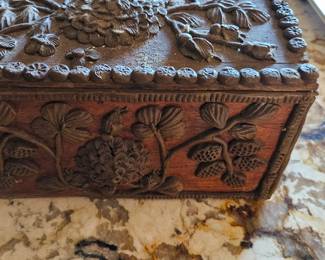 Carved box