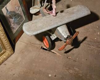 Child's toy airplane